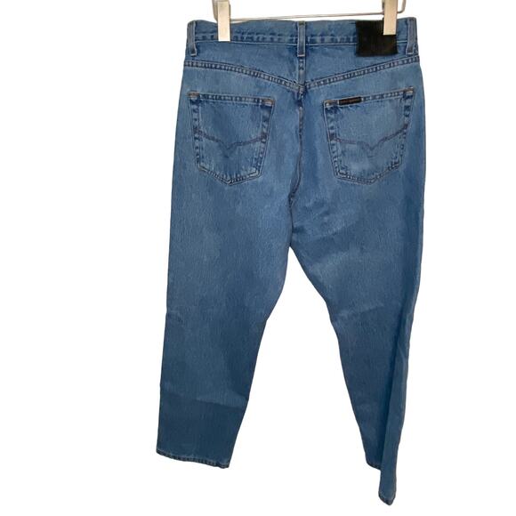 Harley-Davidson Straight Leg Light Wash Jeans - Men's Size 34/30 - Picture 2 of 4